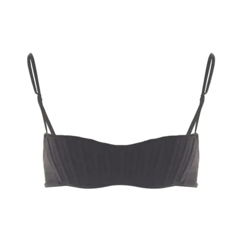 Mugler CORSET Бикини Топ Бикини Женские Черный