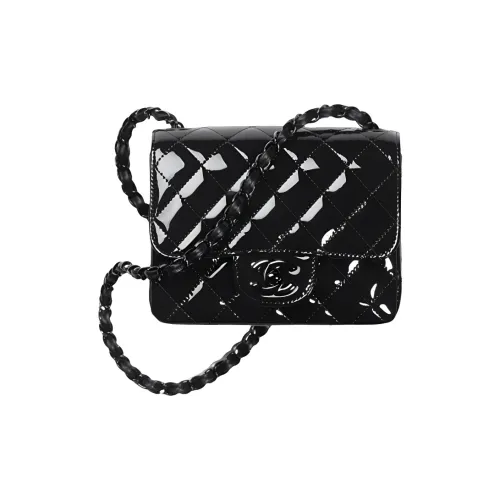 CHANEL Сумка через плечо из коровьей кожи Mini Женская Черная