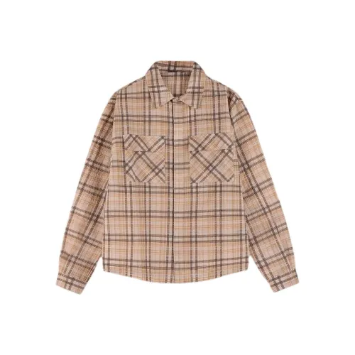 REPRESENT Коричневый Мужская Рубашка