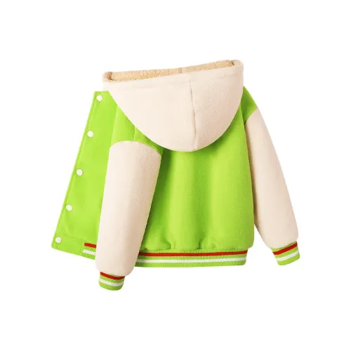 Куртки и пальто "Улица Сезам" привлекательные травяного зеленого цвета для подростков