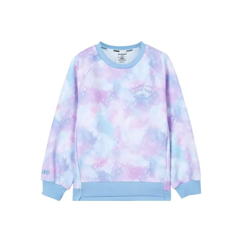 Свитшот Skechers Sparkling Galaxy с ярким принтом детский