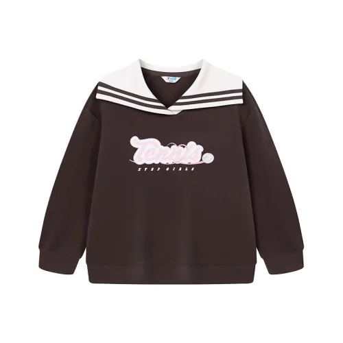 XTEP Толстовка SS25 Сандаловое дерево Коричневый Подростки