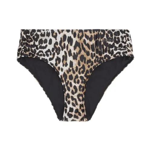 GANNI Леопардовый принт Женские Плавки