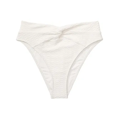 Victoria's Secret Розовый Mix Match Высокая Талия Твист Cheeky Бикини Низ CW Плавки Женские Кокосовый Белый