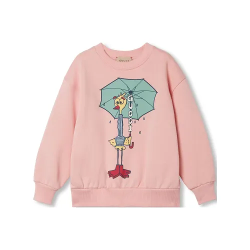 GUCCI Свитшот FW24 Розовый Детский