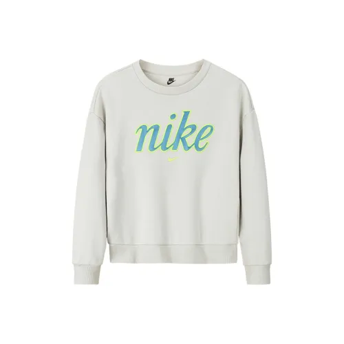 Nike Свитшот Березовый Белый для Малышей и Детей дошкольного возраста