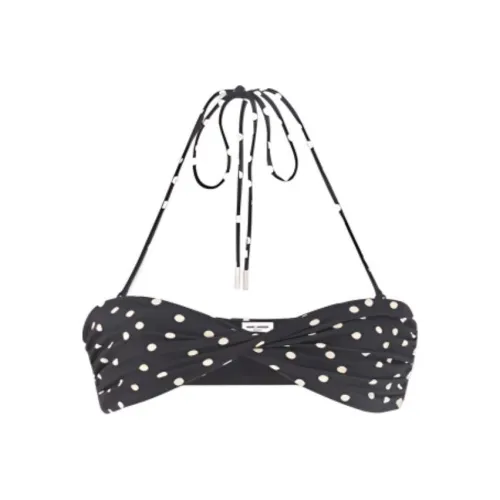 SAINT LAURENT SS24 Бикини Женские Черный