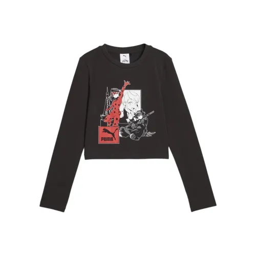 PUMA x MIRACULOUS Т-рубашка Детская Черная