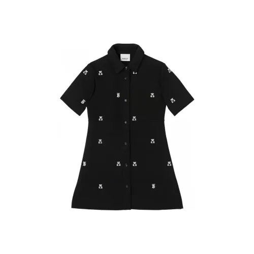 Burberry FW22 Платье Черное Детское