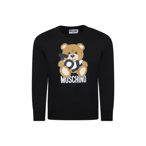 MOSCHINO Черный Kids Свитшоты