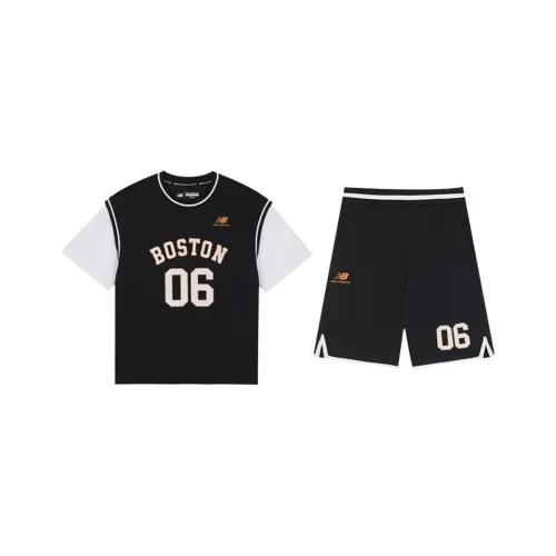 New Balance совместная линейка Повседневная спортивная одежда Черный Детский