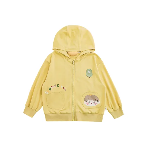 YOEHYAUL Толстовка Желтая для детей 3-7 лет