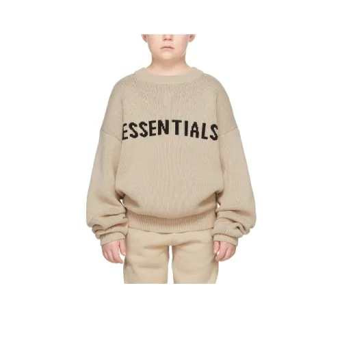 Fear Of God Essentials Свитер FW21 Бежевый Детский