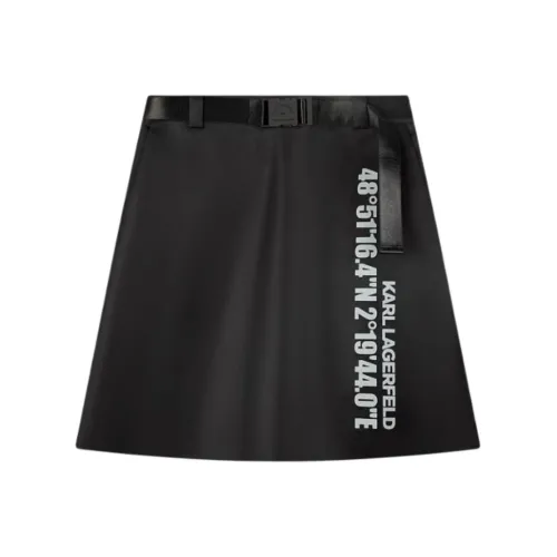 KARL LAGERFELD Повседневные короткие юбки Женские Черный