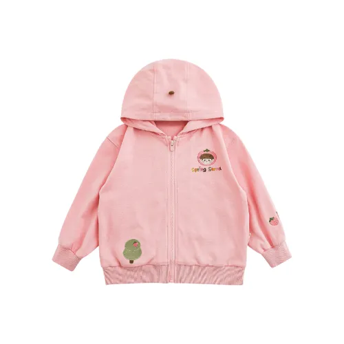 YOEHYAUL Толстовка Розовая для детей 3-7 лет