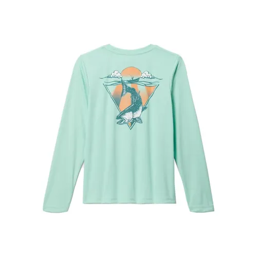 Columbia PFG Terminal Tackle™ Drag Time T Рубашка Детская Мятно-Зеленая