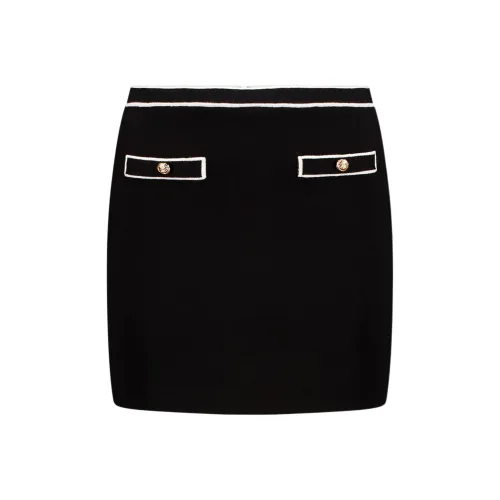 ALICE+OLIVIA Повседневные короткие юбки Женские Черный