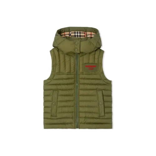 Burberry Зеленый Kids Жилеты