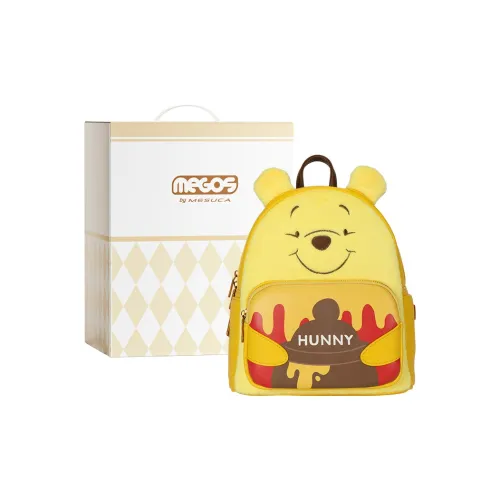 Коллекция Disney Donald Duck Винни-Пух Коллекция из синтетической кожи рюкзак унисекс желтый белый синий