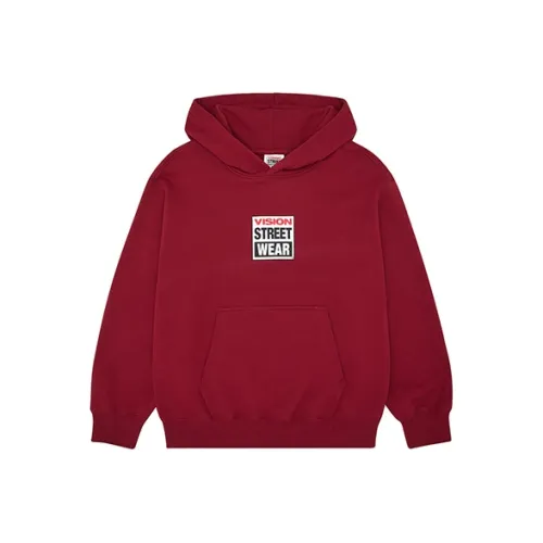Vision Street Wear Красный Школьный возраст Свитшоты