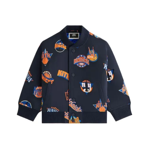 Kith x New York Knicks Куртка FW24 Полночный синий Детский