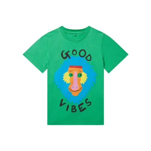 STELLA MCCARTNEY Травяной зеленый Kids T Рубашки