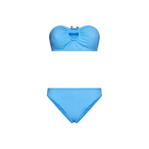 Bottega Veneta SS24 Эластичный Нейлон Бикини с Узлом Кольцо Купальник Комплект Женские