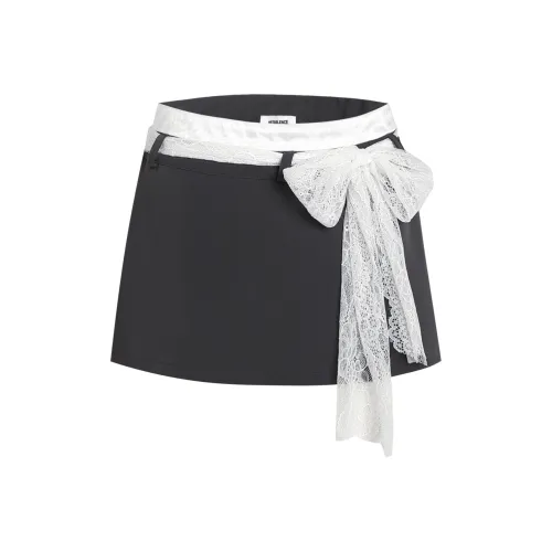REDOLENCE Повседневные короткие юбки Женские Темно-серый