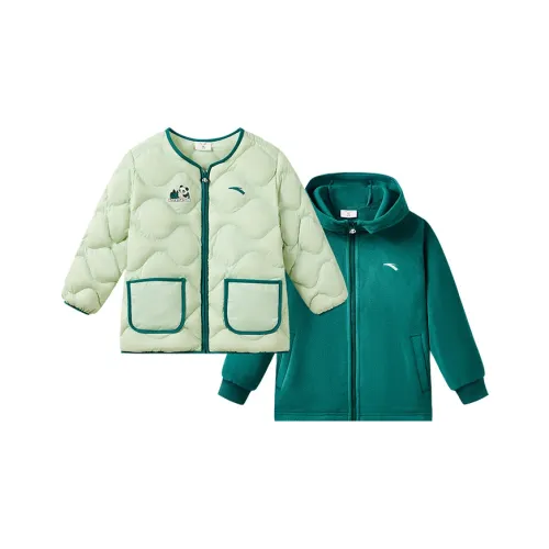 Antakids Пуховик FLOATING Лента Зеленый Панда Зеленый Дети Возраст 3-7 лет