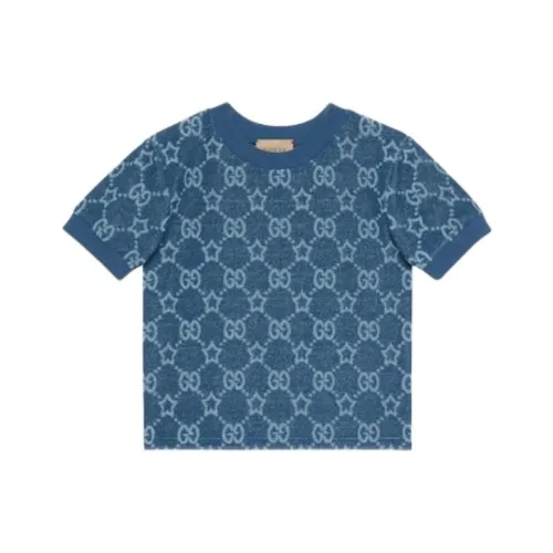 GUCCI Синие Детские Рубашки