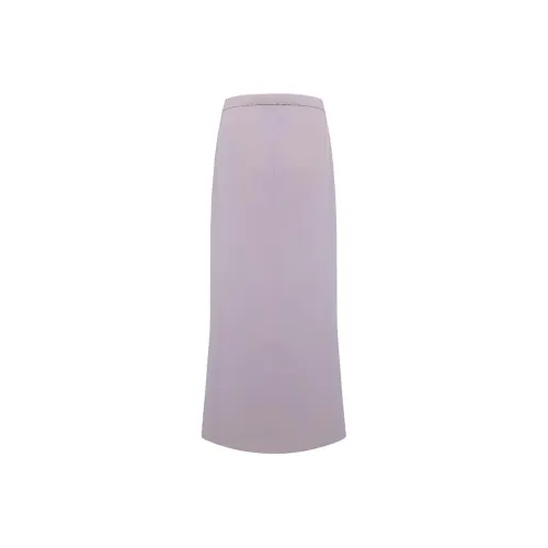 JORYAweekend Повседневный Длинный Юбка Женские Таро Фиолетовый