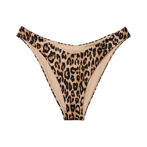 Victoria's Secret Розовый Mix Match Бразильский Бикини Низ Леопард Плавки Женские Леопардовый принт