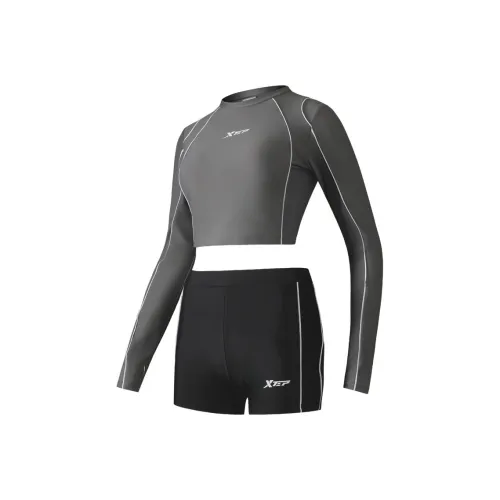 XTEP Двухкомпонентный купальник женский серый