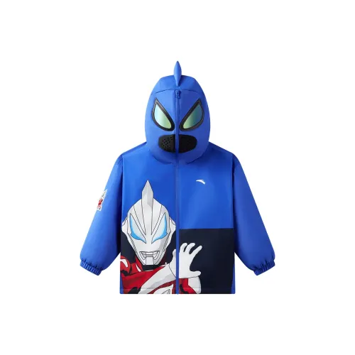 Antakids x Ultraman Совместное издание Куртки и Пальто Юность Синий Дети 3-7 лет