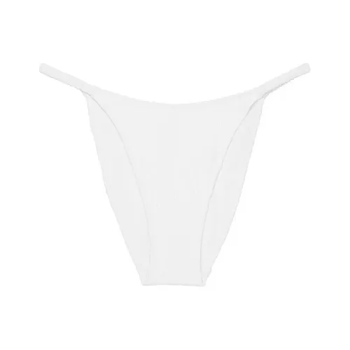 Victoria's Secret Розовый Scrunchie STRING Бикини Низ Optic Белый Плавки Женские Optic Белый