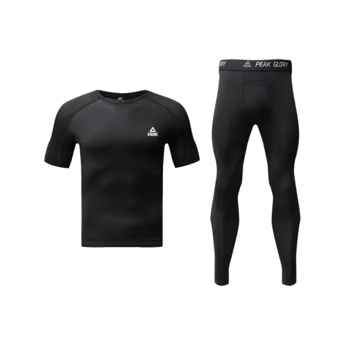PEAK Бег Одежда Наборы Унисекс Черный