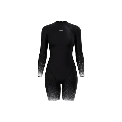 TOSWIM Глубокое море Флуоресцентный Женские Ван-Пис Купальники