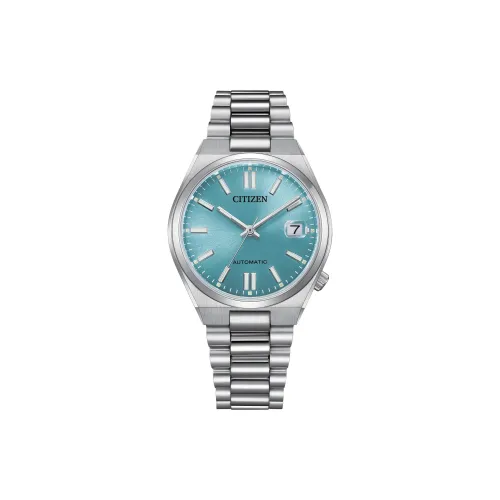 CITIZEN NH299 Collection Автоматический Механический Механизм Нержавеющая Сталь Ремешок Часы 37 мм Мужские Часы Синий Циферблат
