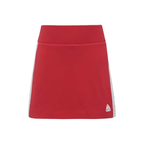 LI NING 1990 GOLF серия Повседневные короткие юбки Женские Вермильон