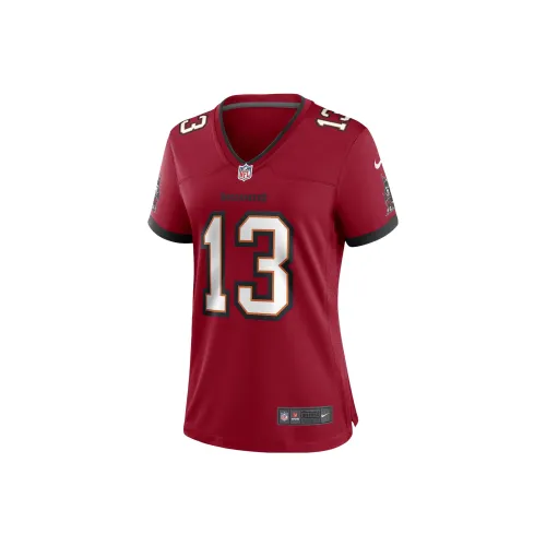 NIKE Красный Женская Футбольная Джерси