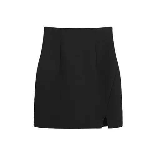 PAIN OR PLEASURE Повседневные короткие юбки Женские Черный