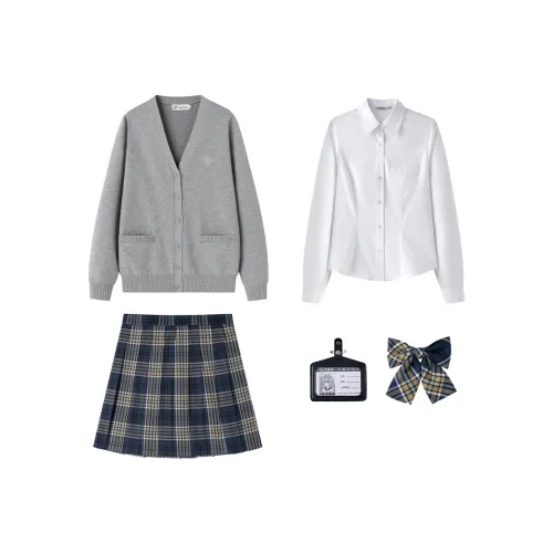 Tokyo Season UNIFORM Осенний Зимний Женский Серый