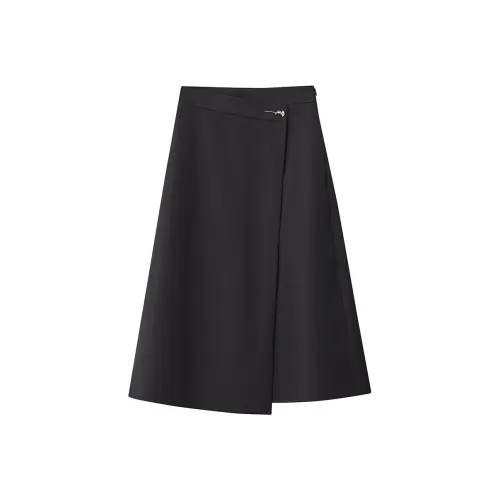 AMII Женские Повседневные Длинные Юбки