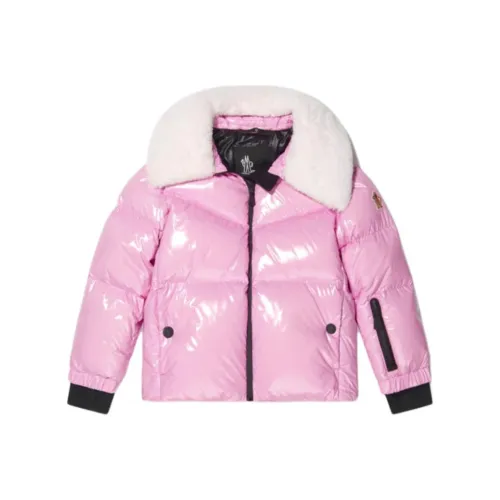 Moncler Куртки и Пальто Ярко-Розовые Детские