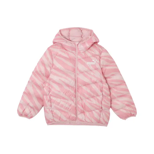 PUMA Down Jacket Sportstyle Collection Light Red Teenagers