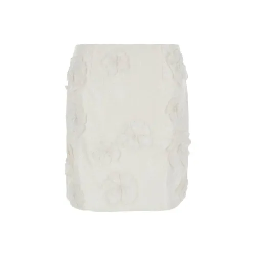 Rotate Повседневные короткие юбки Женские Белые