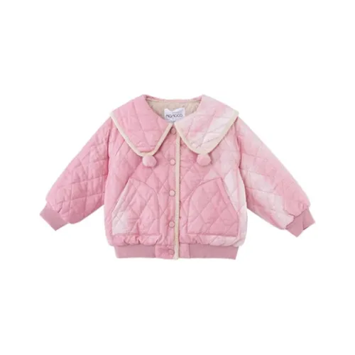 Mami Macca Хлопковый пуховик Розовый для детей 3-7 лет