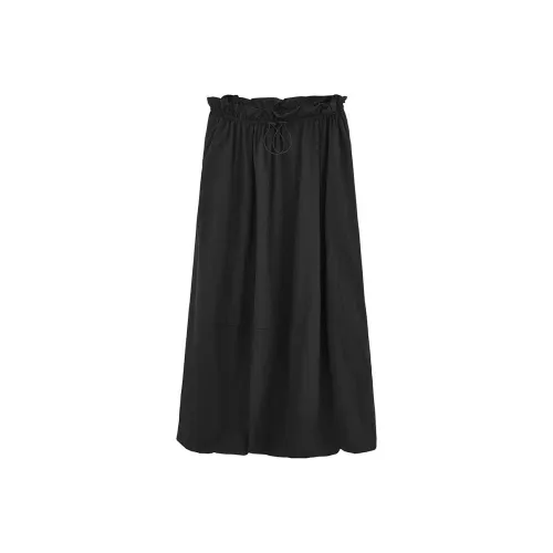 Сотрудничество MOUSSY Повседневная Длинная Юбка Женская