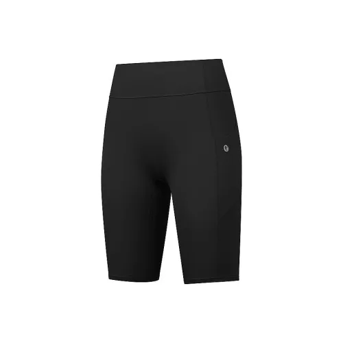 QIAODAN Черные Женские Спортивные Шорты