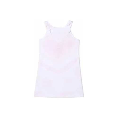 Givenchy Без рукавов Платье SS23 Белый Розовый Детский